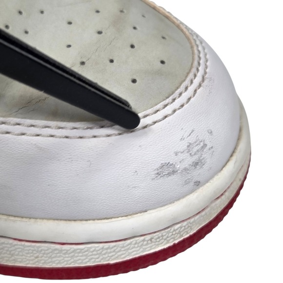 Jordan 1 Mid Hare GS 5Y White Grey Red 719554-123 Bugs Bunny Basketball Shoes - Picture 6 of 16